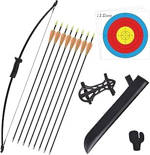 Youth Recurve Bow and Arrow Set Children Junior Archery Training Kids Teams Game Gift