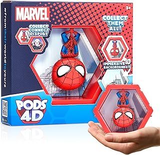 WOW! PODS - 4D Marvel Spider-man, Unique Connectable Collectable Bobble-head figure that Bursts from their World into Yours, Wall or Shelf Display, Marvel Toys and Gifts, Series 1 no. 411