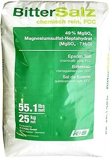 Epsom Salts | Food Grade FCC | Magnesium Sulphate Bath Salts (25kg)