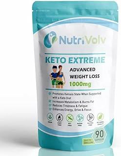 Keto Extreme Fat Burner Keto Diet, Weight Loss, Boost Energy Level & Metabolism - 90 Capsules