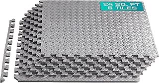 Yes4All EVA Foam Floor Tiles, 60x60 cm, Up to 11.1 m², Set of 6/12/30, Gym, Garage, Outdoor, Hot Tub, Tent, Camping, Playpen, Dog Mat