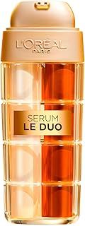 L'Oréal Paris Age Defying Serum Le Duo, Collagen Peptide Booster and Vitamins B3 and C, Instant Firmness, Radiance, Wrinkles Appear reduced, 30ml.