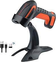 Tera Pro 1D 2D QR Wireless Industrial Barcode Scanner Bluetooth 1D 2D QR Code Reader 2200 mAh Built-in Battery Extreme Drop Resistance Heavy Duty 8100