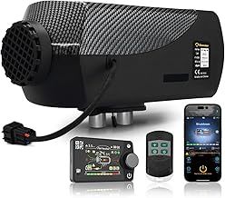 Sunster 12V&24V 8KW Car Parking Heater，night Diesel Air Heater, with Bluetooth APP Control and LCD Monitor for Car Trucks Boat Bus RV Motor-Homes and campervan