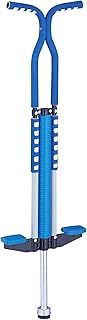 Relaxdays Pogo Children, Jumping Stick up to 60 kg, Padded, Outdoor Kids Game, Non-Slip, Stainless Steel, Blue, Plastic, Foam, 103 x 29 x 6 cm