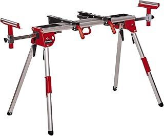 Einhell MSS 1610 Stationary Saw Stand | Sturdy and High-Grade Aluminium Frame, Pull-Out Work Piece Supports, Height-Adjustable Foot for Adjustment on Uneven Ground | Mitre Saw Accessory