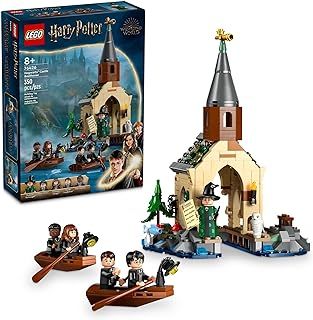 LEGO Harry Potter Hogwarts Boat House Building Toy - Harry Potter Toys for Kids, Girls & Boys, Age 8+ - Gifts for Christmas - W/ 5 Minifigures - 76426