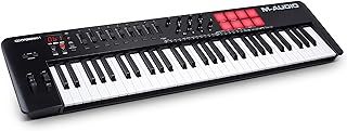 M-Audio Oxygen 61 (MKV) - 61 Key USB MIDI Keyboard Controller with Beat Pads, Smart Chord and Scale Modes, Arpeggiator and Native Instruments Sound Package (NKS Integration)