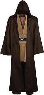 Jedi Tunic Costume Hooded Robe Knight Fancy Full Set Halloween Cosplay Masquerade Party Costume