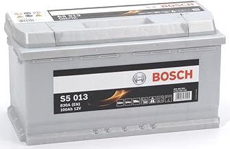 Bosch S5 013 Car Battery 100 A/h - 830 A - 12 V Battery, Type 019, Lead-acid for Non-Start/Stop Vehicles, Left (-) Right (+), 353 x 175 x 190 mm - For Vehicles with High Electrical Needs