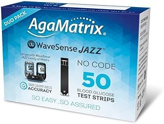 WaveSense Jazz Duo Test Strips - 50 Pack (2 x 25)