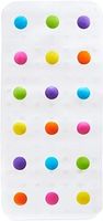 Munchkin Dandy Dots Non Slip Baby Bath Mat | Colourful Bubble Shower Mat | Bathmat with Skid-Resistant Suction Cups |Baby Essential Children's Bath Accessories