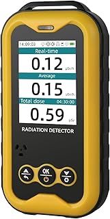 Geiger Counter Radiation Detector Nuclear Radiation Meter with PC Software Beta Gamma X-ray Rechargeable Radiation Meter Radioactive Monitor Tester