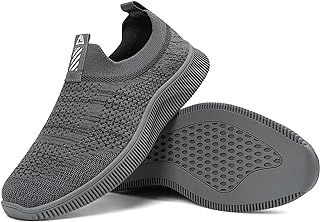 Mens Slip On Trainers Breathable Mesh Gym Sports Running Shoes Lightweight Sneakers Walking Shoes Casual Athletic Tennis Shoes-Xin