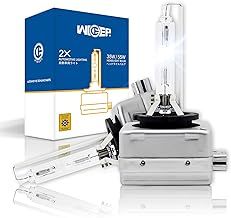 D3S/D3R Xenon HID Headlight Bulbs, 35W 42V 6000K White Lighting, Car Headlight Lamp Replacement Bulb for High Low Beam, 2 Pcs