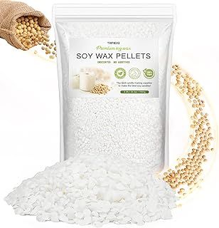 TRINIDa Soy Wax for Candle Making, 1KG SoyPRO Candle Wax Pellets, 100% Soy Wax Supplies of Candle Making for Adults and Beginners, Premium Pure Natural