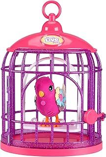 Little Live Pets - Lil' Bird & Bird Cage, New Light Up Wings with 20 + Sounds, and Reacts to Touch