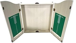 GORILLA DARTS MDF Light Oak Dartboard Cabinet Heavy Duty Dart Board Cabinet