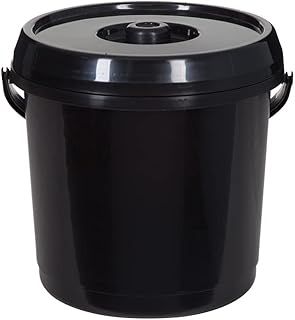 14 Litre Nappy Bucket with Lid (BLACK)