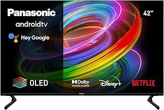 Panasonic TX-42MZ700B, 42 Inch 4K Ultra HD OLED Smart TV, High Dynamic Range (HDR), Dolby Atmos & Dolby Vision, Android TV, Google Assistant, Chromecast, 2 Feet Pedestal, Black