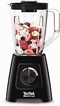 Tefal Blendforce II Blender, 2L Plastic Jug, 1.25L Effective Capacity, 600W, 4 Removable Stainless Steel Blades, Smoothie Blender, Ice Crush, 2 Speeds + Pulse Kitchen Blender, Black, BL420840
