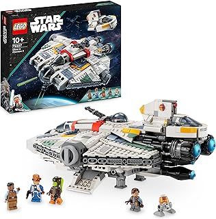 LEGO 75357 Star Wars Ghost & Phantom II Set Featuring 2 Brick-Built Ahsoka Vehicles, Buildable Starship Toys for Kids, Boys, Girls With 5 Characters including Jacen Syndulla and a Chopper Droid Figure