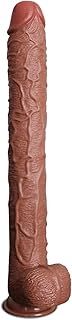 16.93 Inch Super Long Dildo Realistic Huge Big Anal Dildo with Small Glans,Giant Dildo Strap on Dildo with Strong Suction Cup for Deepest Sex,Penis Thick Large Dildo Sex Toy for Women Men Gay