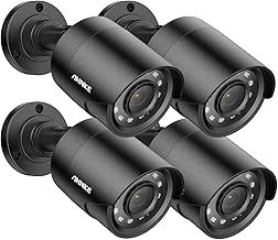ANNKE Outdoor Security Camera, 4-pack 1080p HD CCTV Bullet Camera for Surveillance System, 100 ft Night Vision, 3.6mm Lens, Outdoor Indoor Use