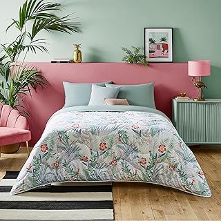 Night Lark - Coverless Duvet - 6 Tog - Double - Design Collection - Luxury Bedding - Hypoallergenic - Machine Washable - Palm Springs