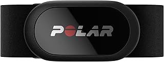 Polar H10 Heart Rate Sensor – Black – ANT+ & Bluetooth, ECG/EKG Accuracy, HRV Tracking, Waterproof, Machine-Washable Strap, Comfortable Fit, Replaceable Battery, Sports & Gym Compatible XS-S 62-74cm