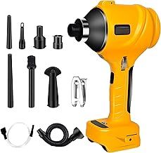 Cordless Dust Blower, Compatible with Dewalt 20V Battery, Brushless Handheld Compressed Air Duster 447 MPH for Garages Workshop Sawmill Room Home Cleaning (ONLY TOOL)