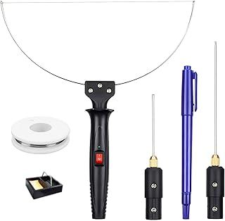Hot Wire Foam Cutter, 3-in-1 Electric Polystyrene Cutting Tools Kit, Styrofoam Cutting Pen Tools for Foam Carving, DIY Crafts, Model Making