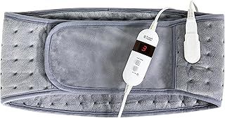 Russell Hobbs Heated Belt Grey Heated Pad for Back Pain Relief & Period Pain Relief 60W with 3 Heat Settings, Overheat Protection Automatic Shutoff, Digital Remote, 2 Year Guarantee, RHHB1011