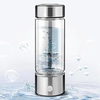 Hydrogen Water Bottle, 420ml Hydrogen Water Bottle Generator, Ion Improve Water Quality in 3 Minutes - Suitable for Office