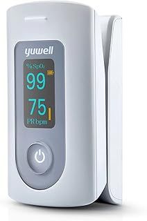 yuwell Pulse Oximeter Fingertip Blood Oxygen Saturation Monitor with Pulse Rate Display