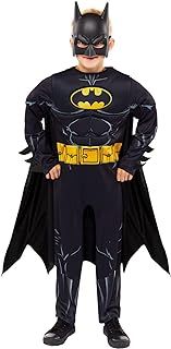 amscan Childs Boys Officially Licensed Warner Bros. Comic Book Batman Fancy Dress Costume