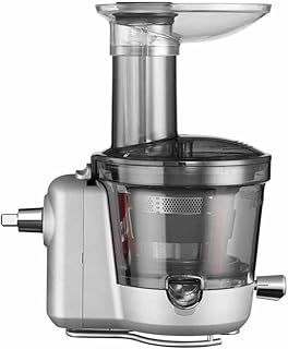 KitchenAid 5KSM1JA Maximum Extraction Slow Juicer and Sauce Attachment (Optional Accessory for KitchenAid Stand Mixers)