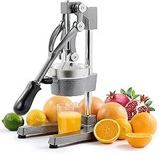 Commercial Grade Citrus Juicer Professional Hand Press Manual Fruit Juicer Heavy Duty Orange Juicer Citrus Orange Lemon Lime Pomegranate,Gray