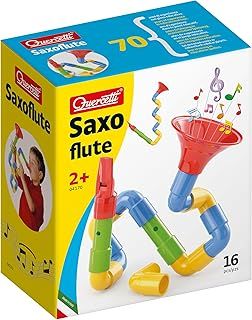 Quercetti Q4170 Quercetti-4170 Saxoflute, Wind & Brass Construction Set, Toy Musical Instrument for Kids