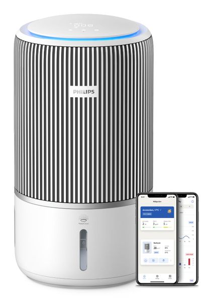 Philips 2-in-1 Air Purifier & Humidifier 3400 Series, HEPA + Carbon, 78m²
