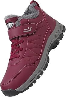 Waterproof Womens Wide Fit Gym Trainers - Warm Low Top Cushion Arch Support Wedge Trainers - Lightweight Non Slip Comfort Lace Up Running Sneakers