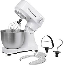 Daewoo Essentials Stand Mixer 3.5 Litres With Stainless Steel Bowl, 3 Attachments Flat Beater, Balloon Whisk, Dough Hook, Splash Guard, 12 Speeds Plus Pulse, Suction Feet For Stability