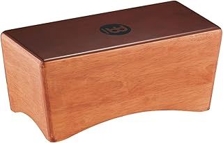 Meinl Percussion Bongo Cajon Instrument - Back-friendly Drum Box with Snare, Bass, and Bongo Sound - Playing Surface Brown (BCA1SNT-M)