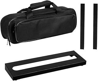 GOKKO Small Guitar Pedal Board 15.7 x 4.9 inches Pedalboard with Carrying Bag