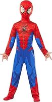 Rubie's Official Marvel Spider-Man Classic Childs Costume, Kids Superhero Fancy Dress