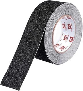 KESTKAS Anti Slip Tape 2Inch x 33Ft, Safety Tape, Non Slip Tape, Anti-Slip Adhesive Tape for Indoor and Outdoor, Anti Slip Strips for Decking, Anti Slip Stair Treads, Resistant, Instant Fixation