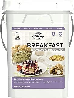 Augason Farms Breakfast Emergency Food Supply 11 lbs 1.8 oz 4 Gallon Pail