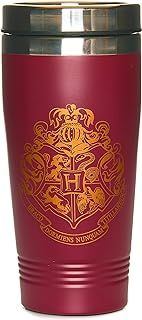 Harry Potter Hogwart Crest Travel Mug - Officially Licensed, Stainless Steel Cup for Hot and Cold Beverages 450ml (15 oz) | Paladone