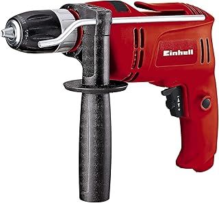 Einhell TC-ID 650 E Impact Drill | Hammer Drill With Auxiliary Handle, Speed Control | 650W Electric Drill With Percussion Hammer Drilling Function