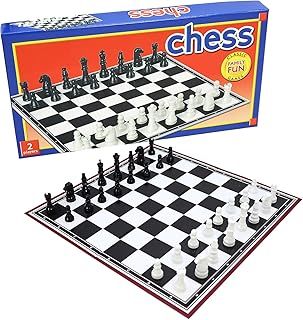 Classic Chess - Table Top Game for Children and Adults, Traditional Family Game, Foldable Board, Instructions Included (Chess)